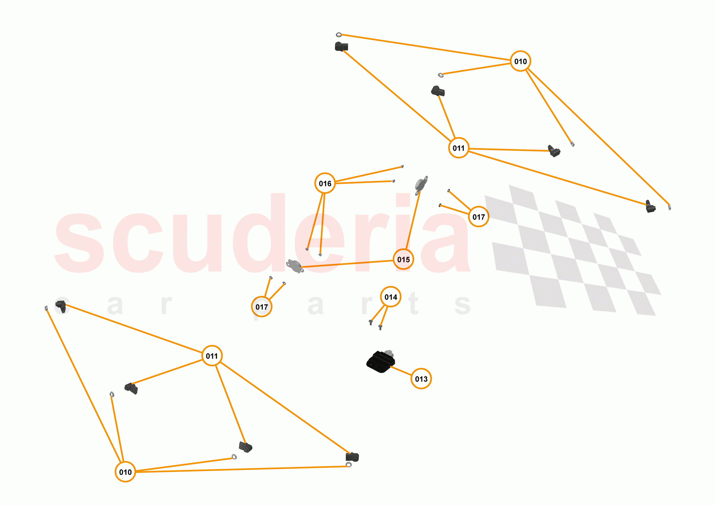 46 - ELECTRICAL SYSTEMS - 46.9 - PARKING ASSISTANCE SYSTEM of McLaren McLaren 720S Coupe
