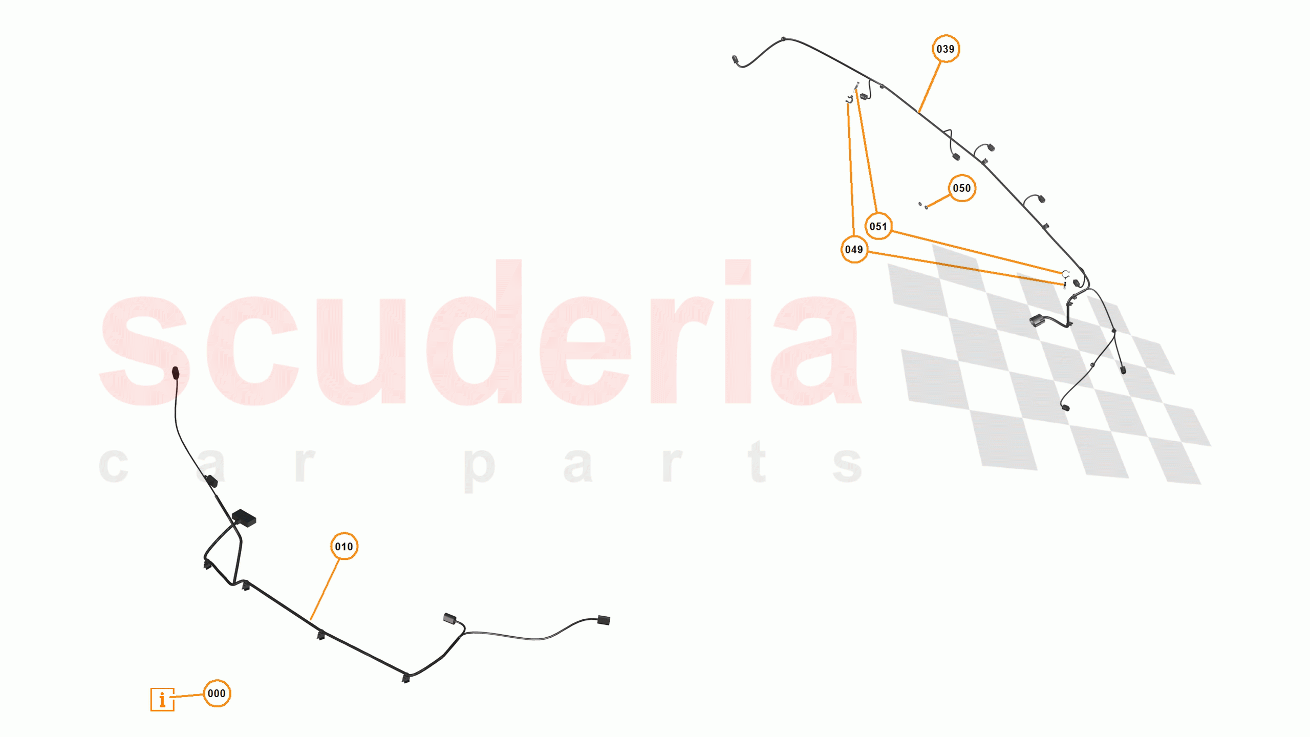 23 - M1 - ELECTRICAL DISTRIBUTION - 23.4 - 01 - ELECTRICAL DISTRIBUTION - BUMPERS of McLaren McLaren 625C Coupe
