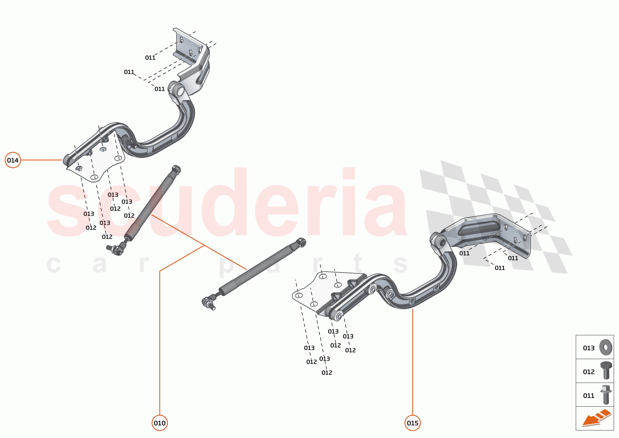 6 - CLOSURES - 6.2 - BONNET HINGE of McLaren McLaren 600LT