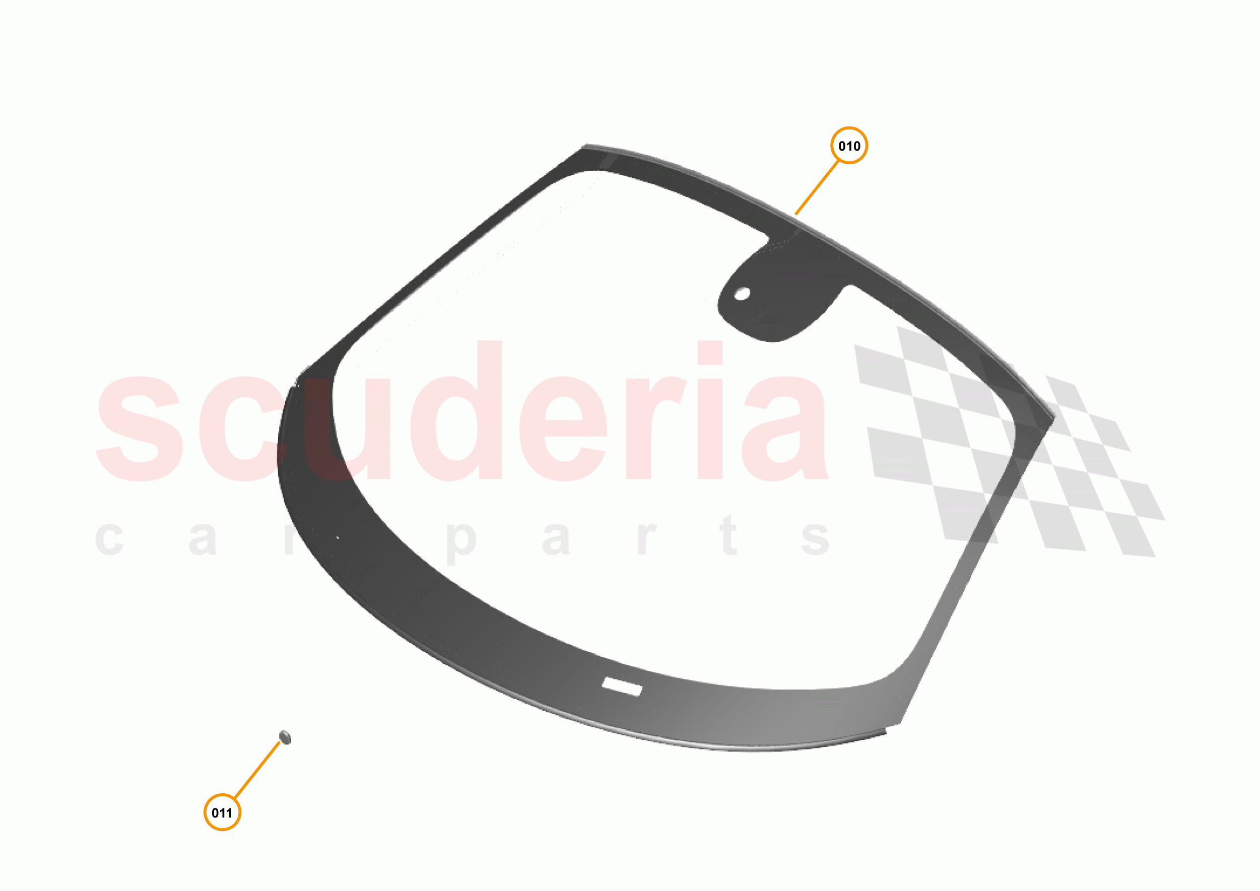 11 - GLAZING - EXTERIOR - 11.1 - WINDSCREEN of McLaren McLaren 720S Coupe