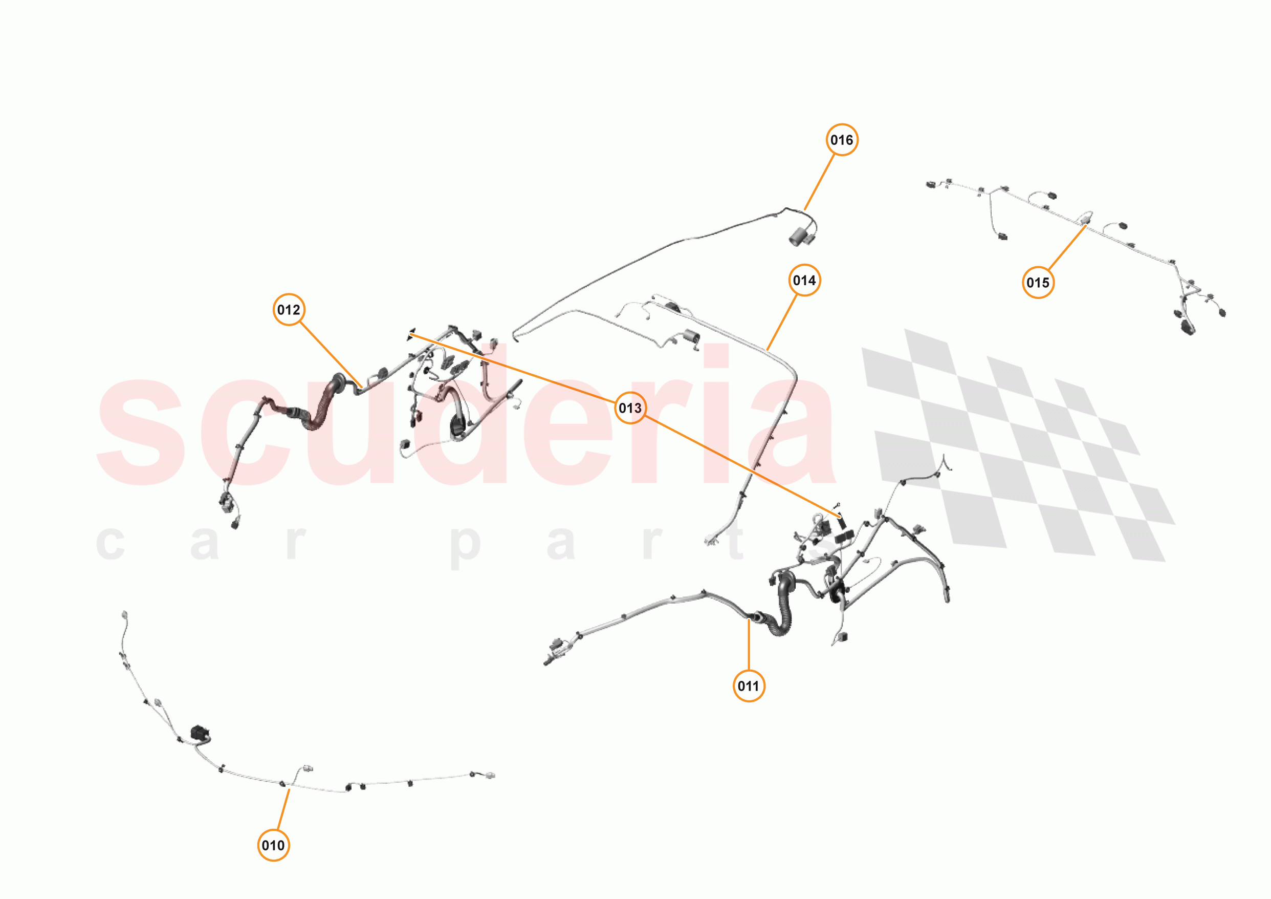 43 - WIRING HARNESS - 43.3 - NON-BODY WIRING HARNESS of McLaren McLaren 570GT