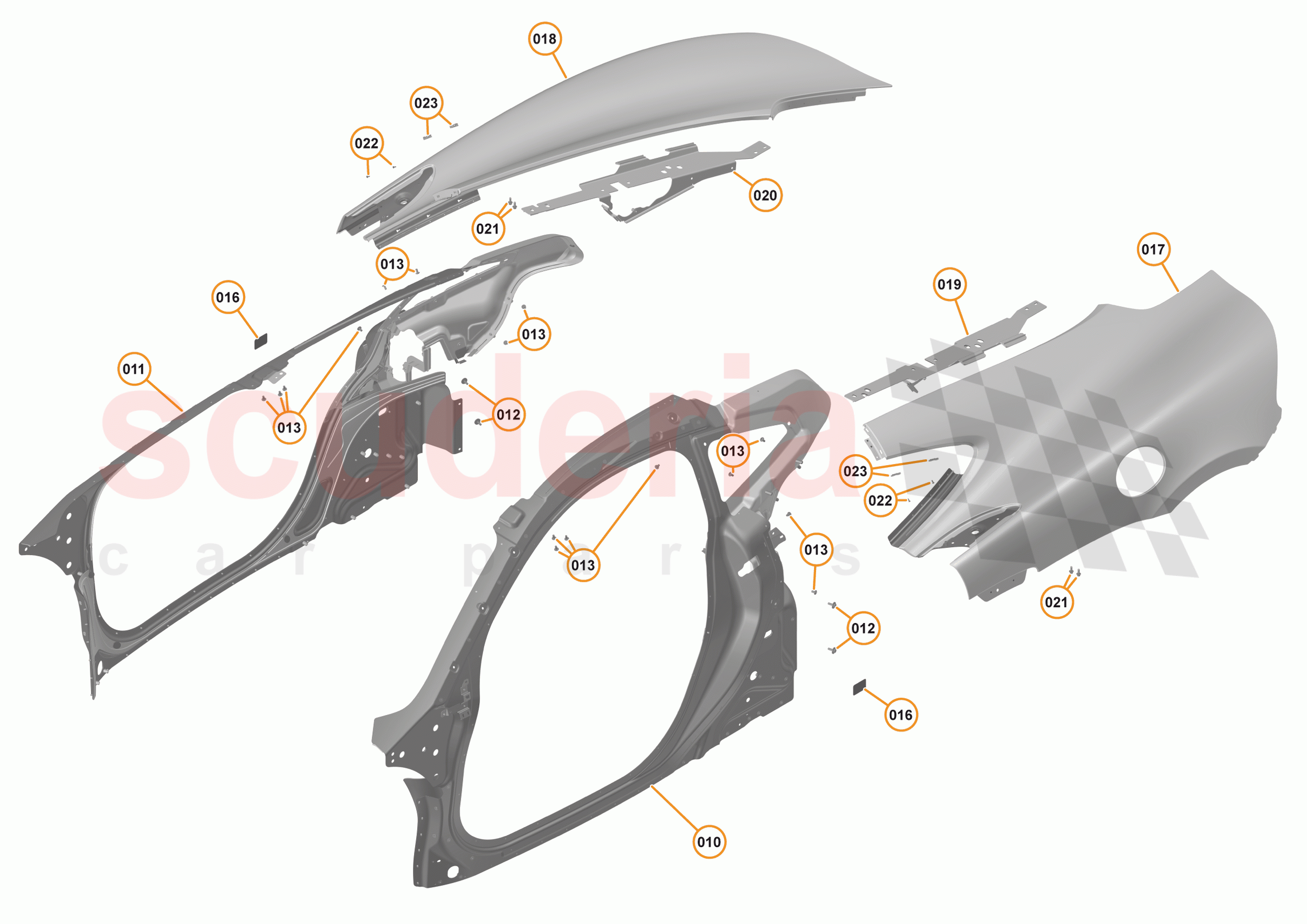 5 - PANELS - 5.2 - BODYSIDE BONDED of McLaren McLaren 570GT