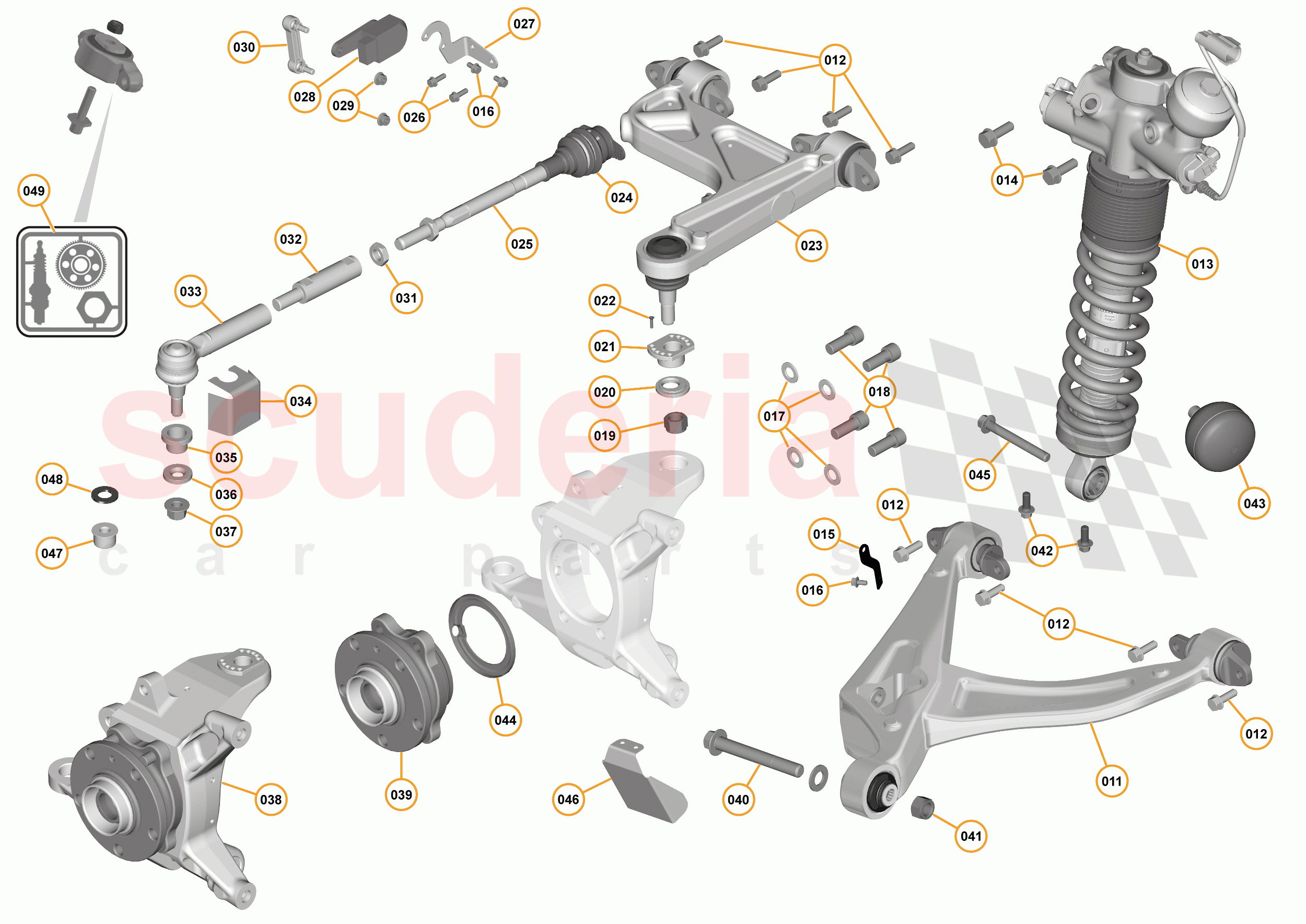 7 - B2 - REAR SUSPENSION - 7.2 - 02 - REAR SUSPENSION RH of McLaren McLaren 675LT Coupe
