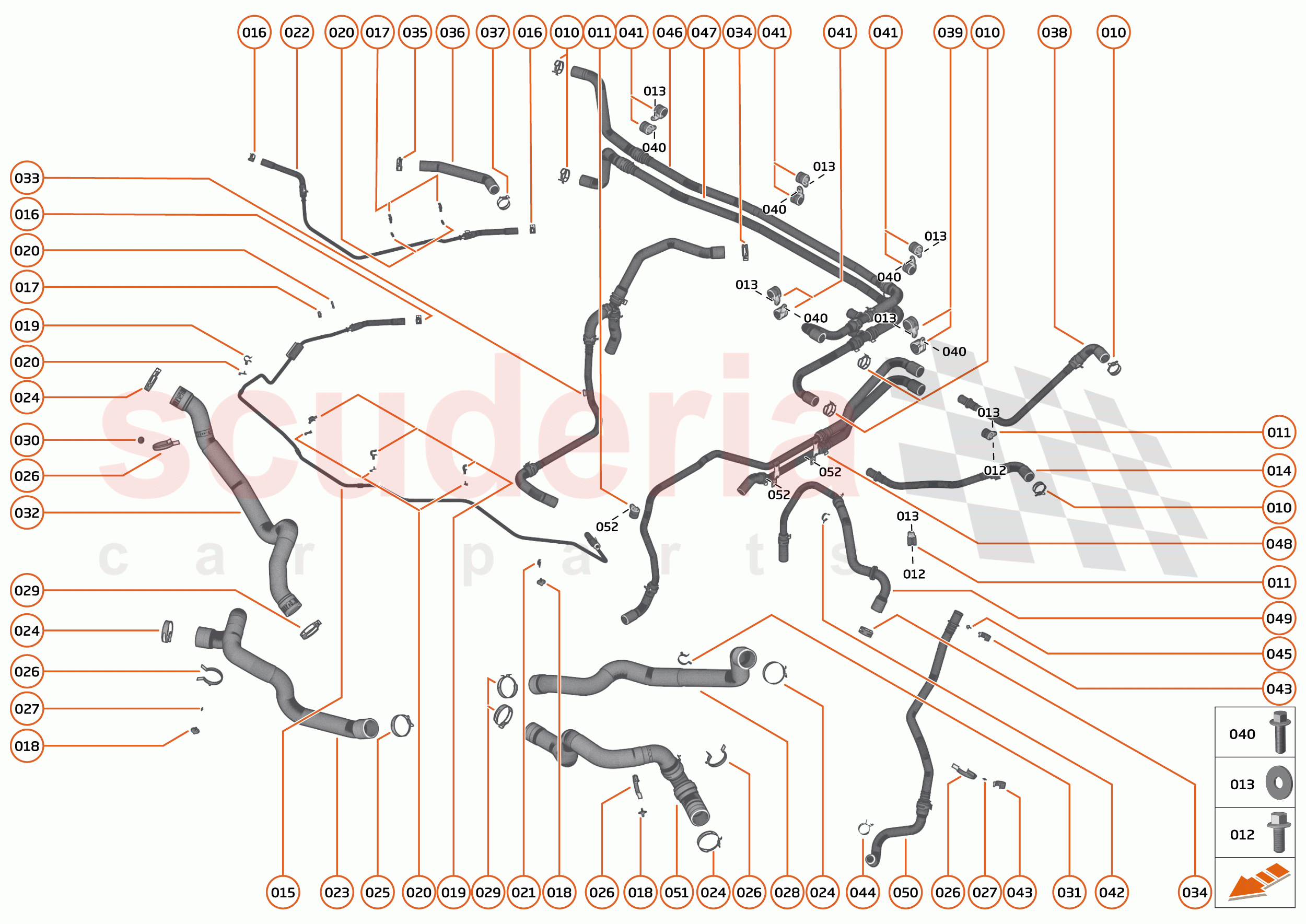 30 - COOLING SYSTEM - 30.1 - HIGH TEMPERATURE CIRCUIT & PIPES of McLaren McLaren Artura