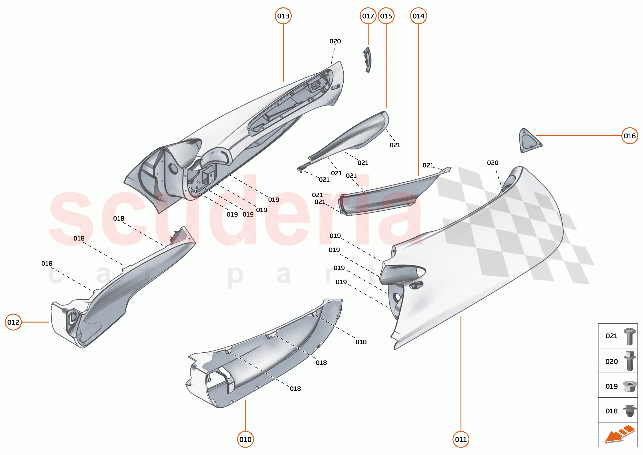 7 - CLOSURES - 7.1 - DOORS STRUCTURE of McLaren McLaren Elva