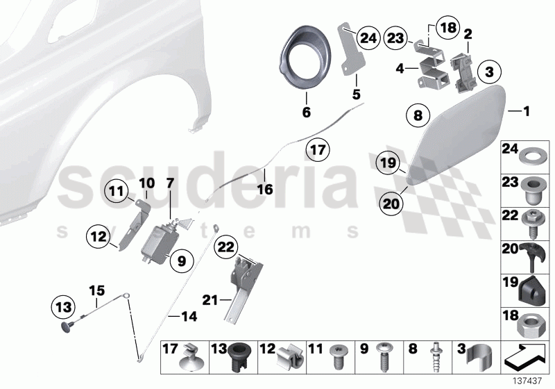 FILL-IN FLAP of Rolls Royce Rolls Royce Phantom Extended Wheelbase
