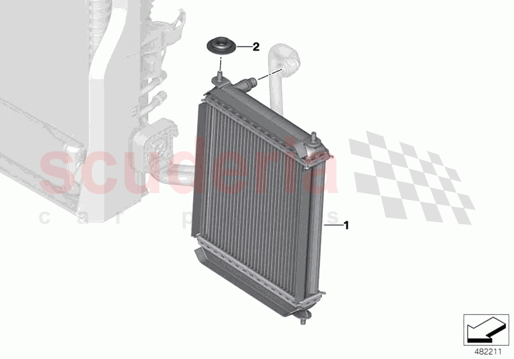 Additional cooler wheel arch of Rolls Royce Rolls Royce Cullinan RR31(2017-2023)
