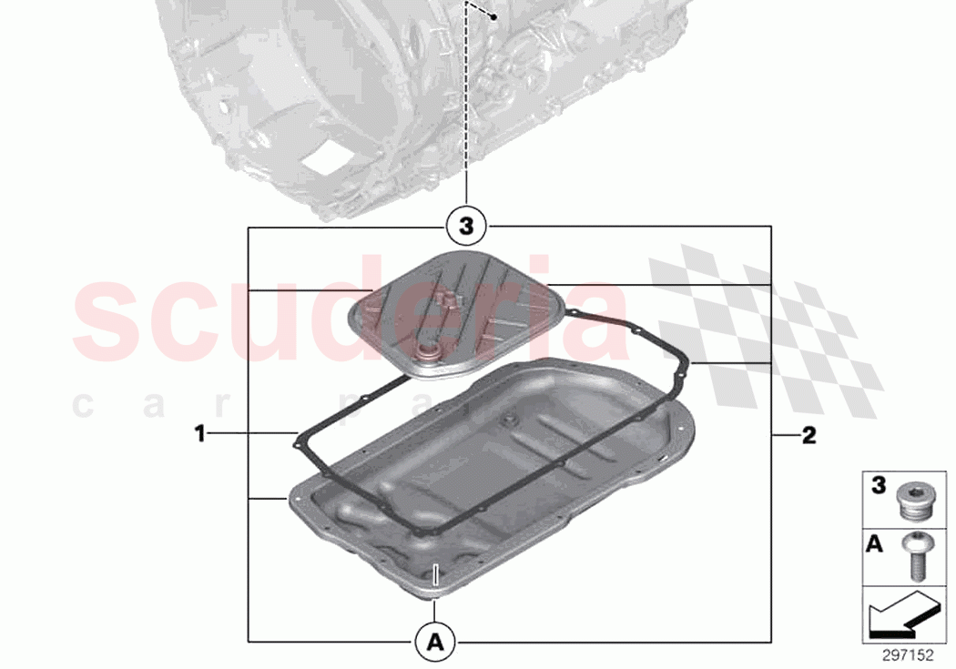 GA8HP90Z Oil sump of Rolls Royce Rolls Royce Dawn RR6(2017-2023)