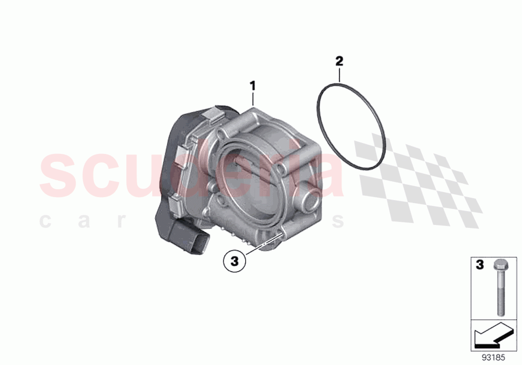 Throttle housing Assy of Rolls Royce Rolls Royce Dawn RR6(2017-2023)