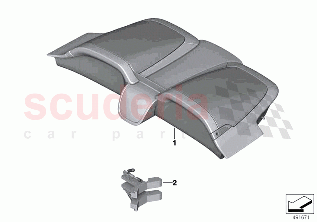 Retrofit kit aero cowling tonneau cover of Rolls Royce Rolls Royce Dawn RR6(2017-2023)