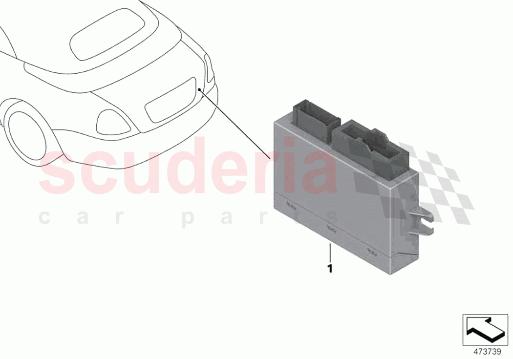 Control unit soft top module of Rolls Royce Rolls Royce Dawn RR6(2017-2023)