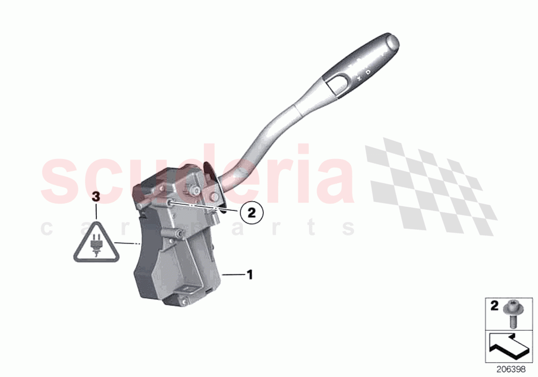 Gear selector switch of Rolls Royce Rolls Royce Dawn RR6(2017-2023)