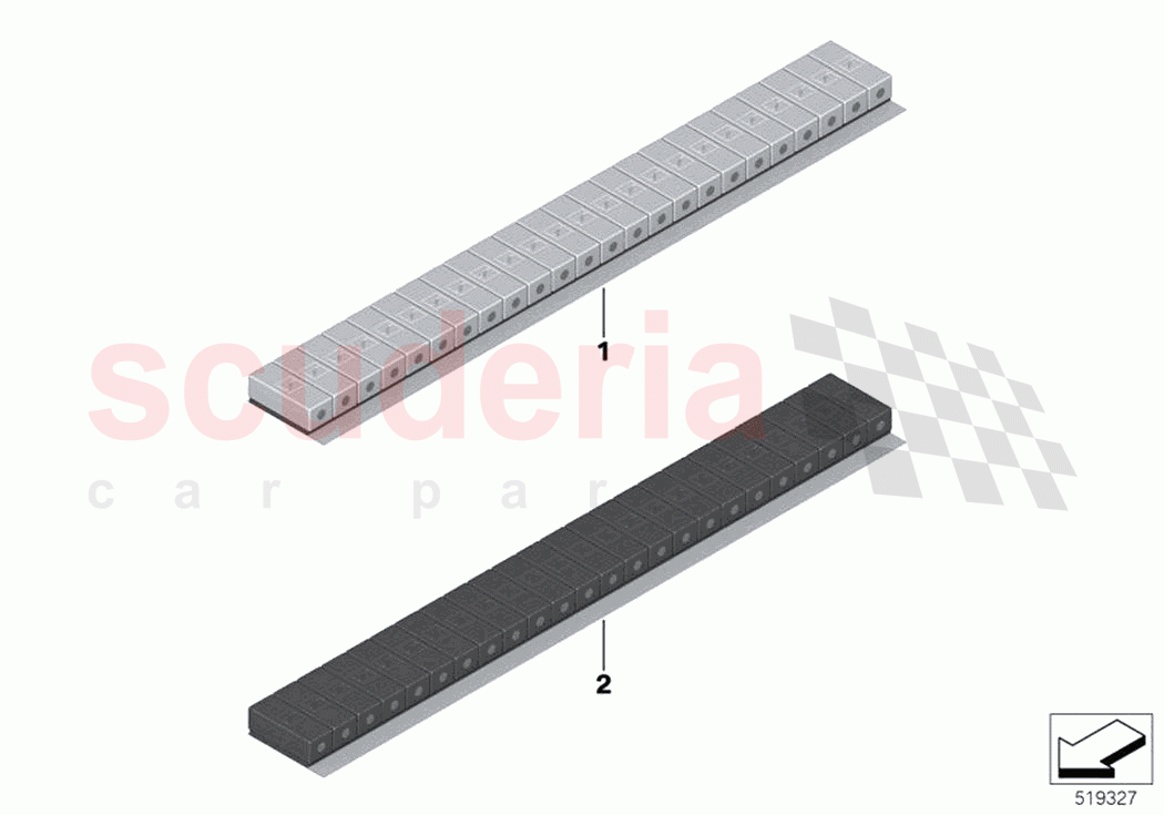 Balance weight of Rolls Royce Rolls Royce Dawn RR6(2017-2023)