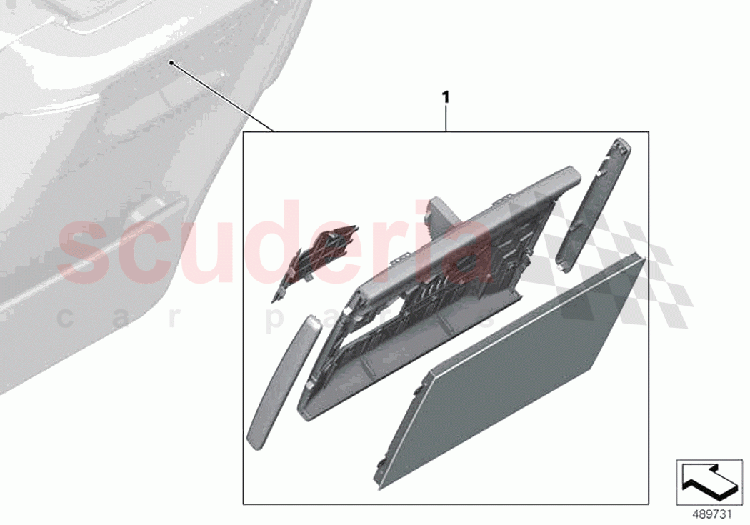 Monitor backrest of Rolls Royce Rolls Royce Ghost Extended RR22(2019-2023)