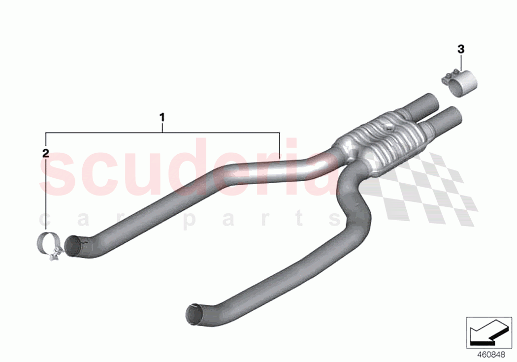 Front silencer of Rolls Royce Rolls Royce Ghost Extended RR22(2019-2023)