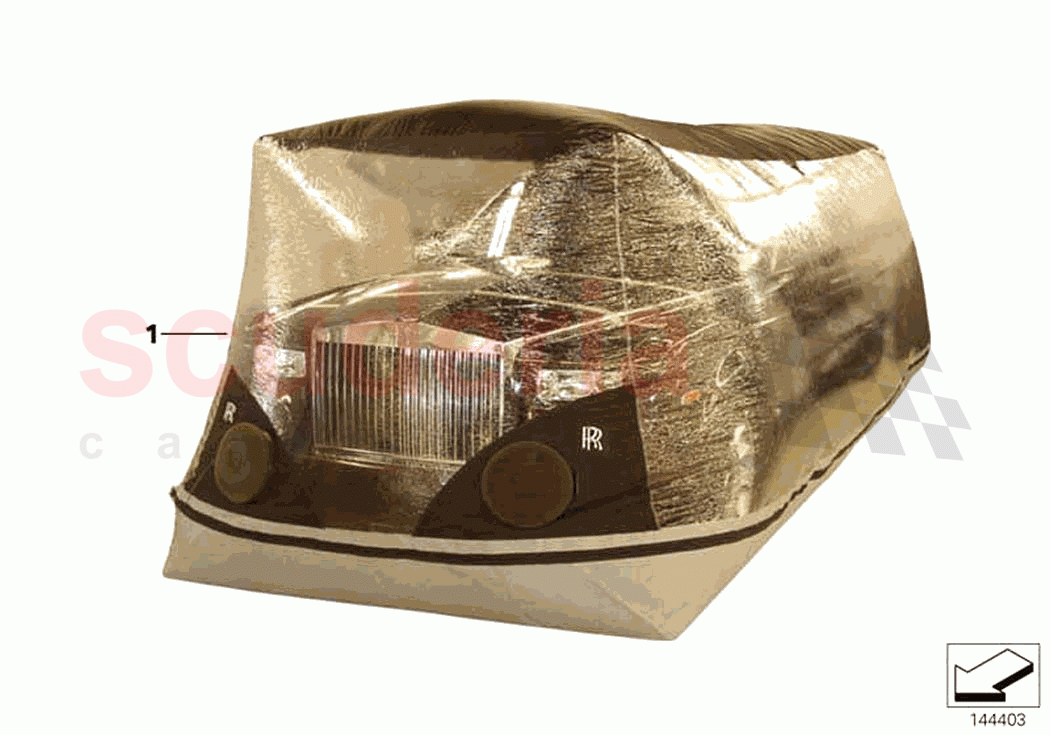 Car cover air flow storage system of Rolls Royce Rolls Royce Ghost Extended RR22(2019-2023)