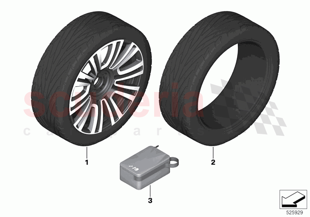 Complete winter wheel Style 822 of Rolls Royce Rolls Royce Ghost Extended RR22(2019-2023)
