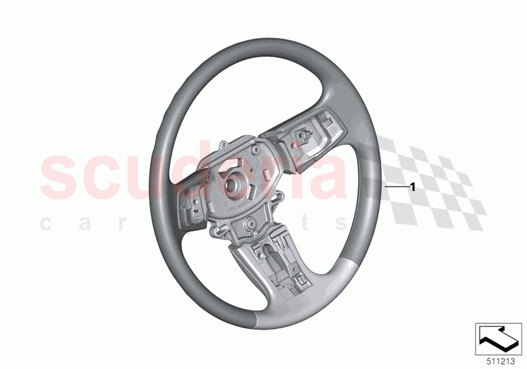Retrofit Coloured Steering Wheel of Rolls Royce Rolls Royce Ghost Extended RR22(2019-2023)