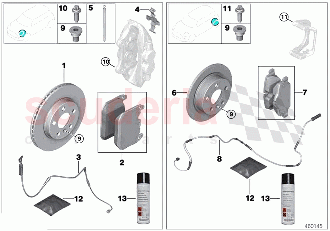 Service brakes of Rolls Royce Rolls Royce Ghost Extended RR22(2019-2023)