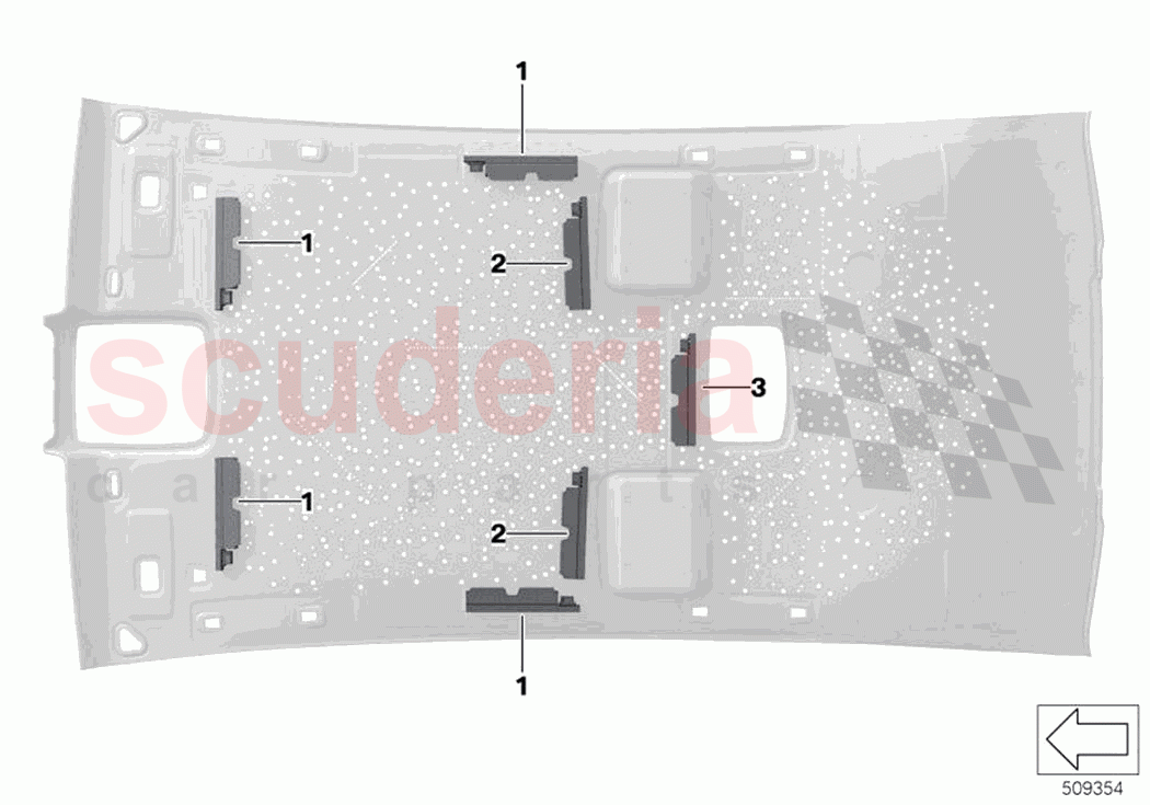 Light module starlight headliner of Rolls Royce Rolls Royce Ghost Extended RR22(2019-2023)