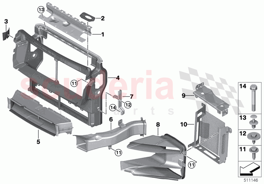 Air ducts of Rolls Royce Rolls Royce Ghost Extended RR22(2019-2023)