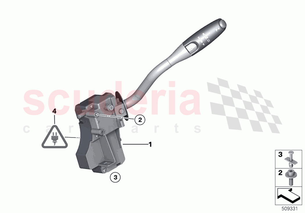 Gear selector switch of Rolls Royce Rolls Royce Ghost RR21(2019-2023)