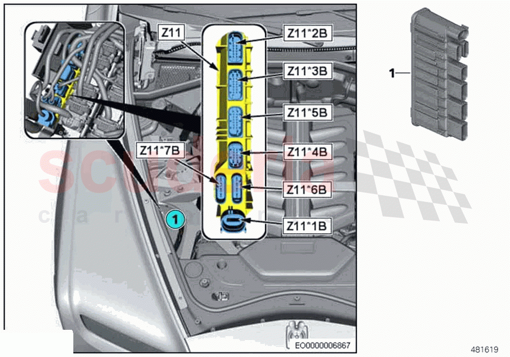 Integrated supply module of Rolls Royce Rolls Royce Ghost RR21(2019-2023)