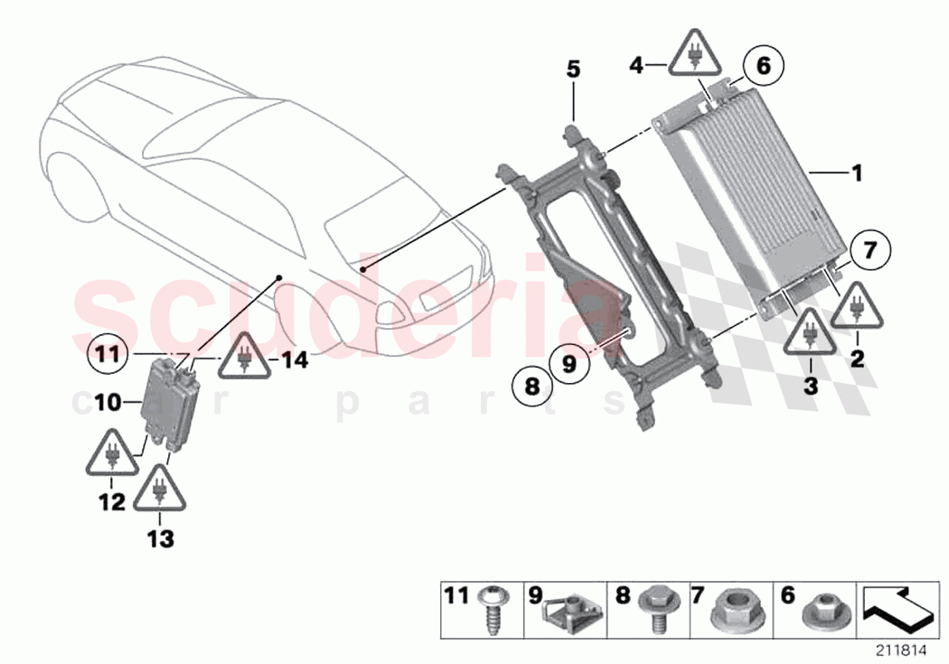 Single parts SA 6FL boot of Rolls Royce Rolls Royce Ghost RR4(2017-2019)