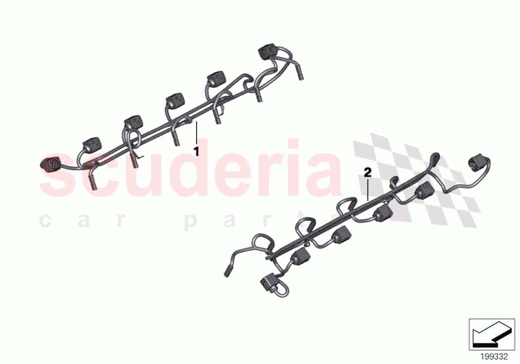 Wiring harness injection valve ignition of Rolls Royce Rolls Royce Ghost RR4(2017-2019)