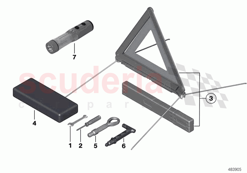 Additional tool kit of Rolls Royce Rolls Royce Ghost RR4(2017-2019)