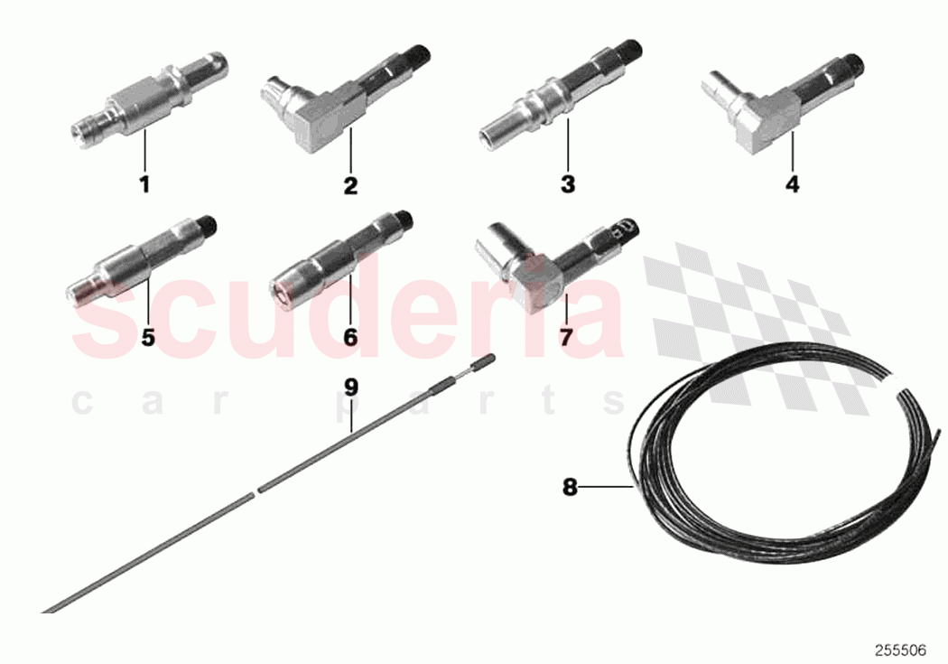 Repair parts coaxial cable contacts of Rolls Royce Rolls Royce Ghost RR4(2017-2019)