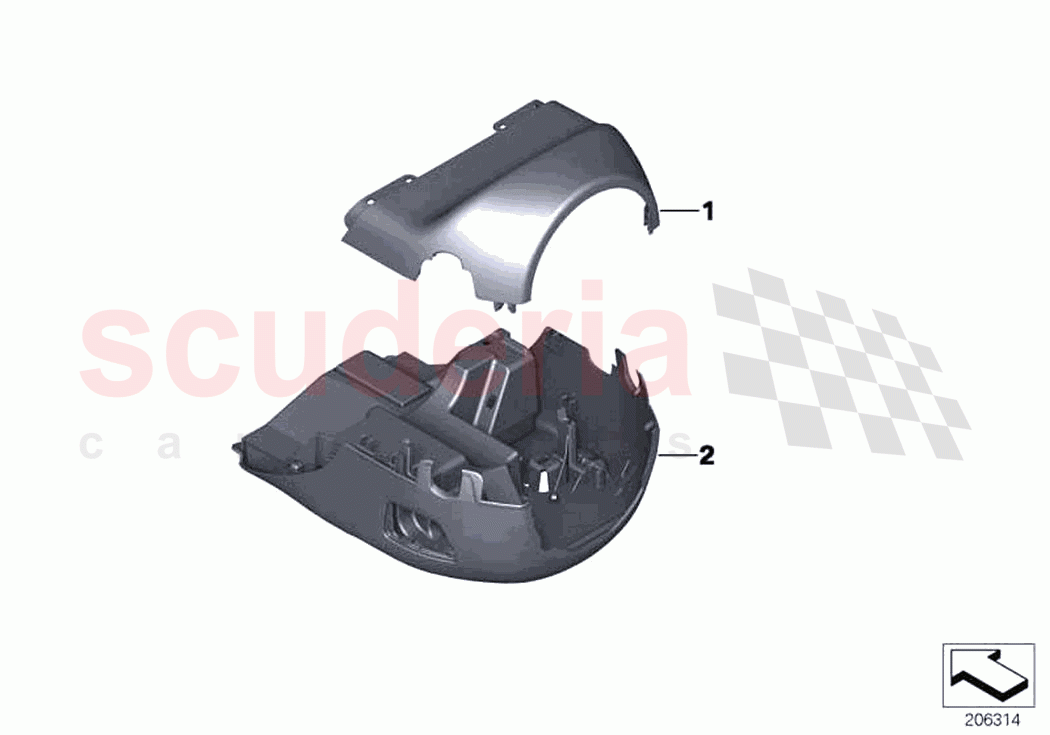 Steering column trim of Rolls Royce Rolls Royce Ghost RR4(2017-2019)