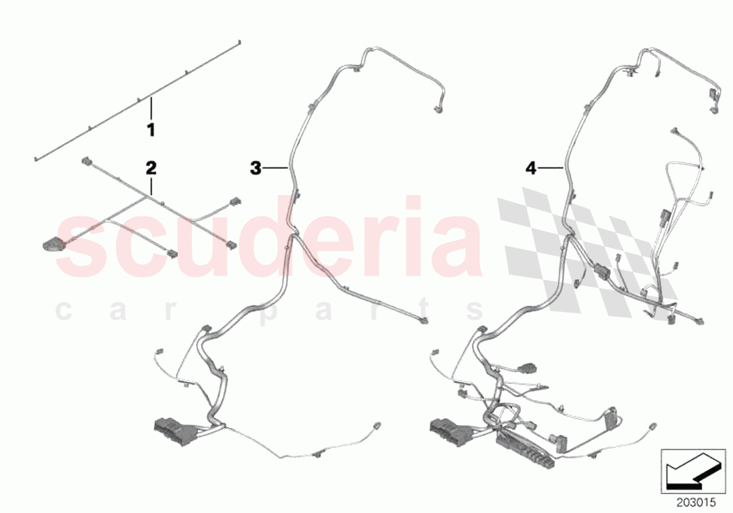 Wiring set seat of Rolls Royce Rolls Royce Ghost RR4(2017-2019)