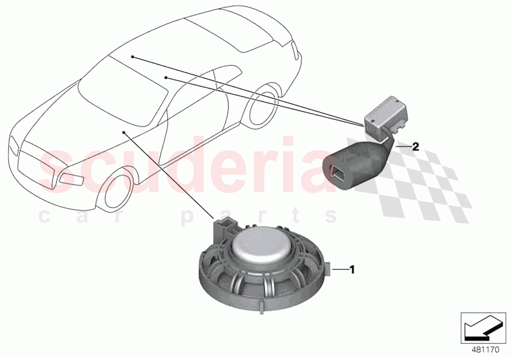 Single parts f hands free facility of Rolls Royce Rolls Royce Phantom Extended RR12(2017-2023)