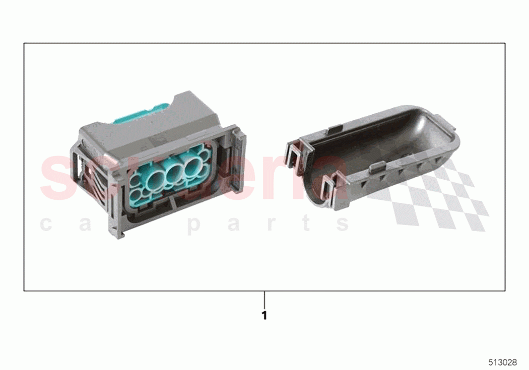 Repair kit socket housing 12 pin of Rolls Royce Rolls Royce Phantom Extended RR12(2017-2023)