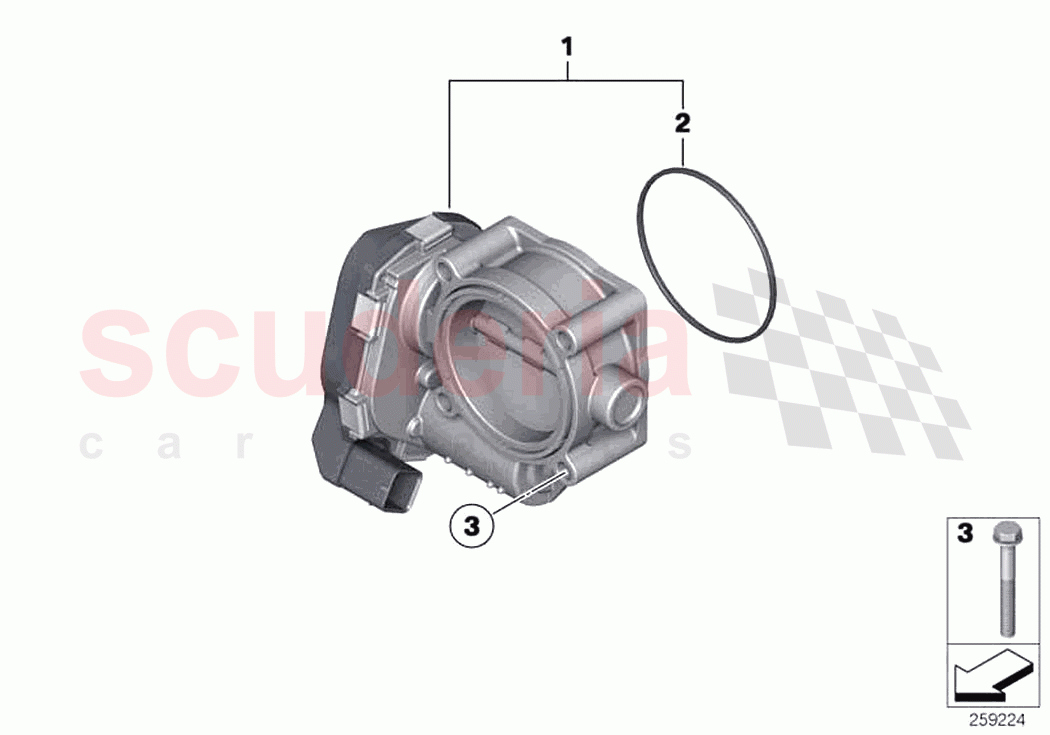 Throttle housing Assy of Rolls Royce Rolls Royce Phantom RR11(2017-2023)