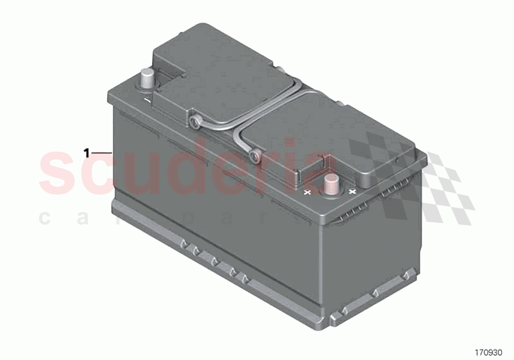 Original BMW battery of Rolls Royce Rolls Royce Phantom RR11(2017-2023)
