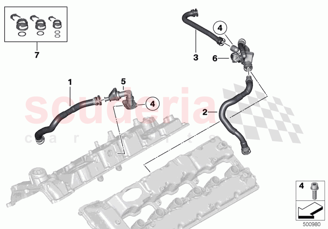 Crankcase Ventilation of Rolls Royce Rolls Royce Wraith RR5(2017-2023)