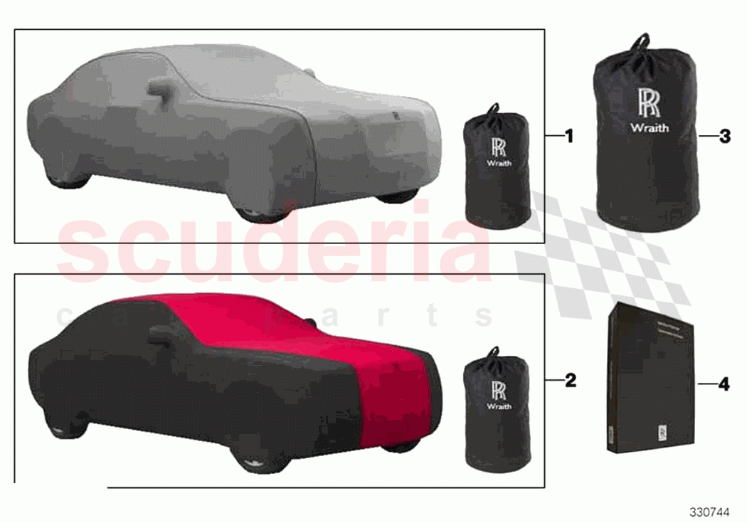 Car cover interior tailored of Rolls Royce Rolls Royce Wraith RR5(2017-2023)
