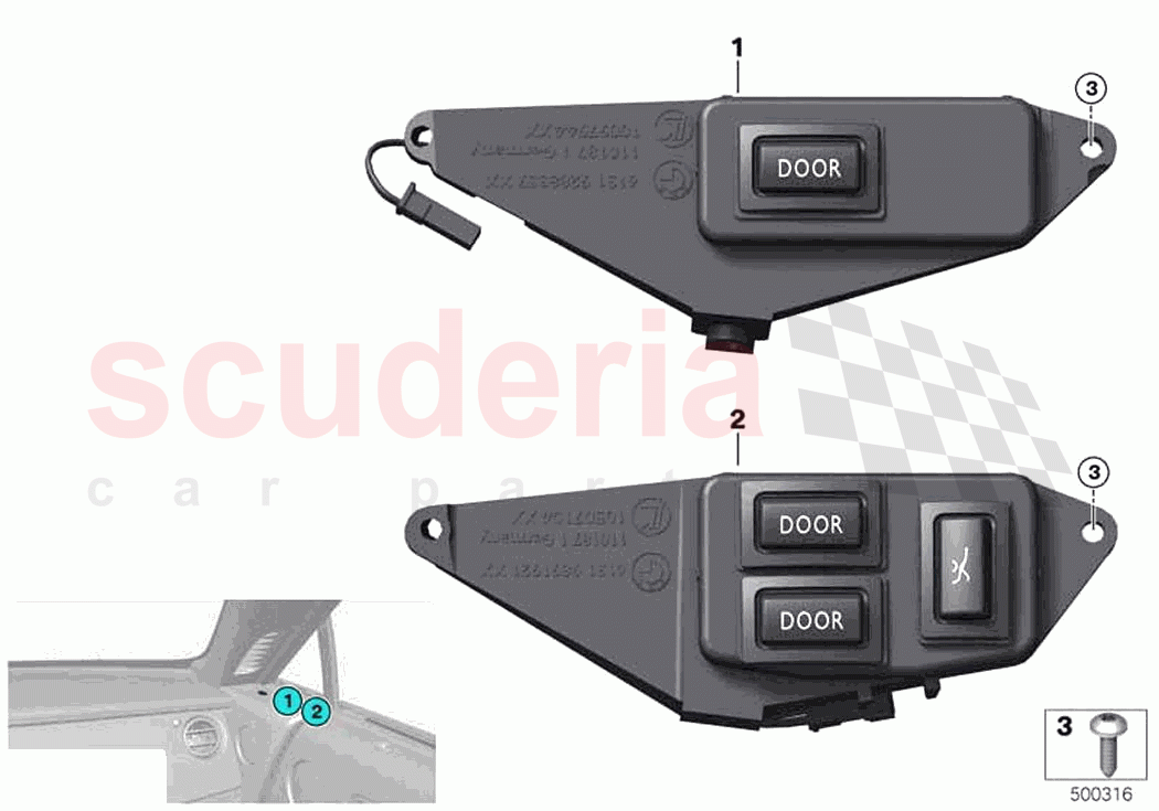 Switch coach door of Rolls Royce Rolls Royce Wraith RR5(2017-2023)