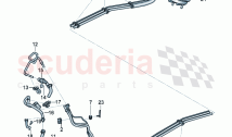 1 set of fuel pipes with breather tube Fuel supply line Breather line