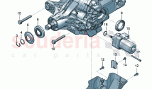 rear axle differential for models with limited slip differential