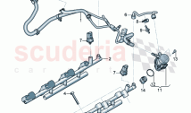 Fuel pump Fuel line Fuel rail Injection valve