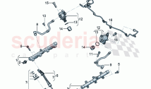 Fuel pump Fuel line Fuel rail Injection valve