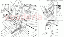 ASIENTO DEPORTIVO-CINTURONES DE 4 PUNTOS-BARRA ANTIVUELCO