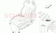 ASIENTO DELANTERO COMPLETO Y CINTURONES DE SEGURIDAD
