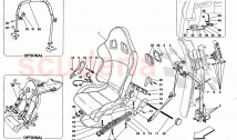 ASIENTO DE CARRERAS-CINTURONES DE SEGURIDAD-BARRA ANTIVUELCO