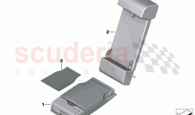 Rear seat centre armrest basic seat