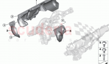 Exhaust turbocharger heat protection