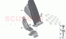 Acceleration accelerator pedal module